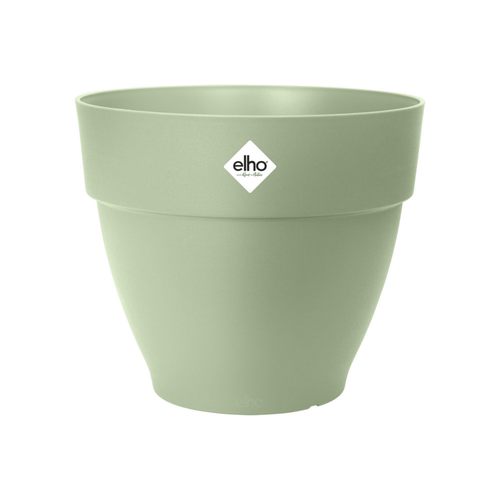 Visuel 1 du produit Pot en polypropylène vert pistache Elho Vibia Campana - Ø 30 x 25,8 cm