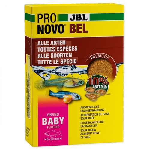 Visuel 1 du produit Nourriture pour bébés poissons avec granulés mous - JBL ProNovo Bel Grano Baby - 30ml