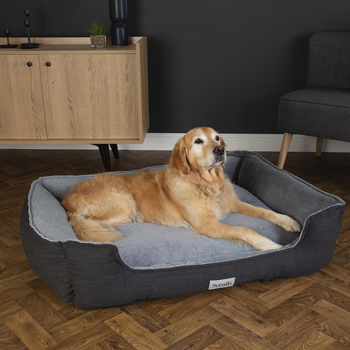 Visuel 6 du produit Couchage orthopédique pour chien coloris gris Scruffs Harvard - Taille XXL 110 x 82 x 22 cm