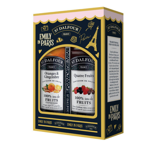Visuel 1 du produit Coffret de 2 pots de confitures Emily in Paris St Dalfour - 2 x 284 g
