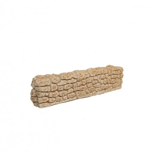 Visuel 1 du produit Muret pour village de Noël coloris beige en résine