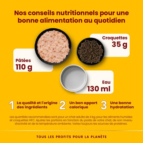 Visuel 4 du produit Pâtée pour chat complète HFC au poulet et haricots verts Almo Nature - 70 g