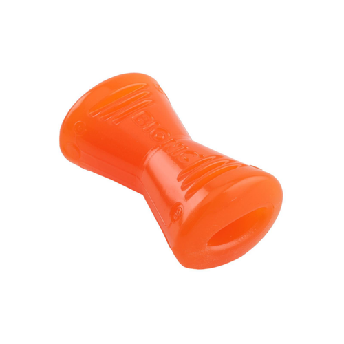 Visuel 1 du produit Jouet pour chien en caoutchouc coloris orange os Bionic - Taille S