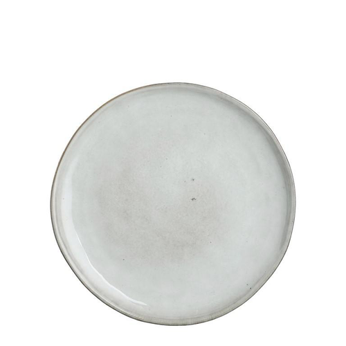 Visuel 1 du produit Assiette à dessert Tabo coloris gris en grès - Ø 20,5 cm