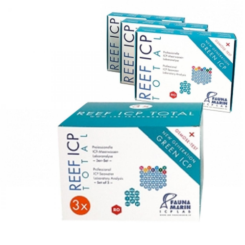 Visuel 3 du produit Kit d'analyse d'eau de laboratoire, lot de 3, FAUNA MARIN, modèle Reef ICP TEST - Total