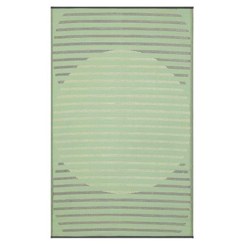 Visuel 1 du produit Tapis coloris vert en polypropylène recyclé - 180 x 270 cm