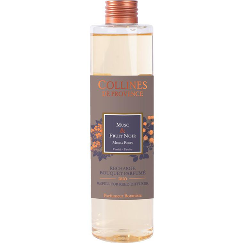 Visuel 1 du produit Recharge bouquet parfumé senteur musc et fruit noir Collines de Provence - 200 ml