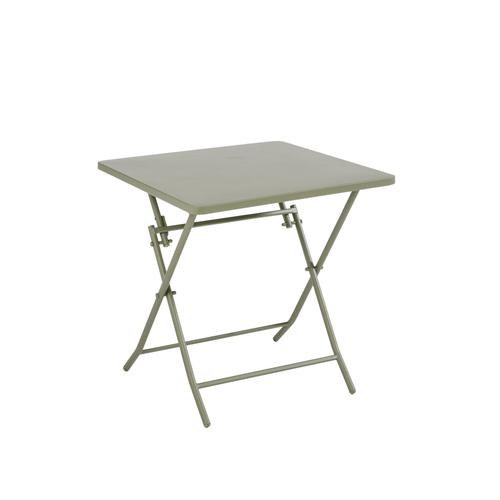 Visuel 1 du produit Table de jardin pliante Clivia en acier - 70 x 70 x 71 cm