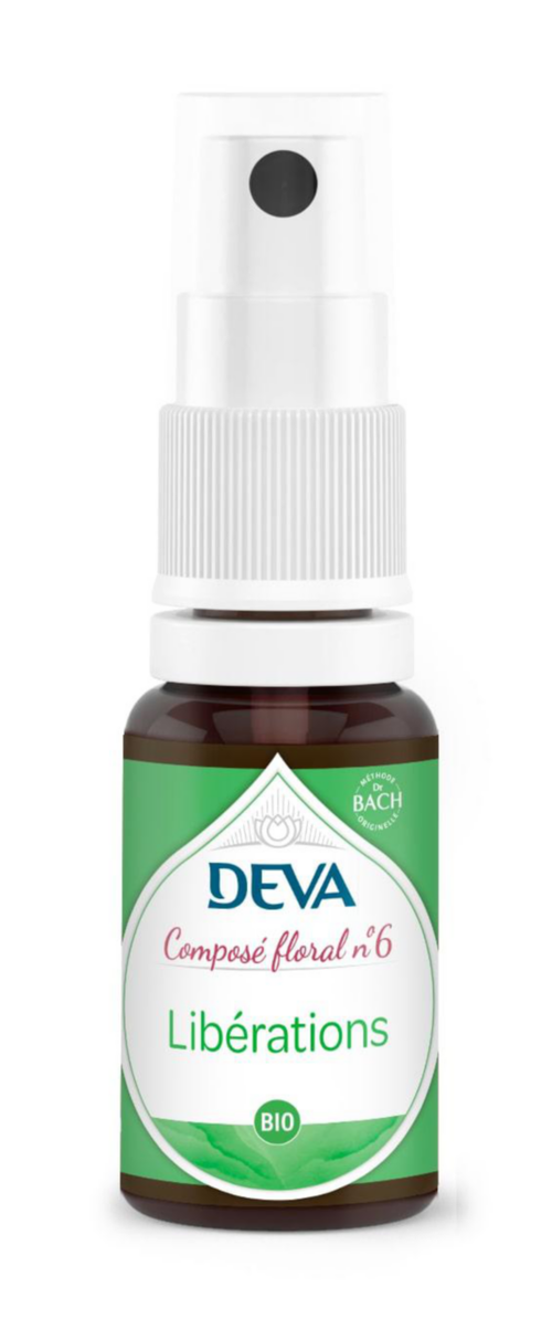Visuel 1 du produit Complément alimentaire composé floral libérations bio Deva - spray 15 ml
