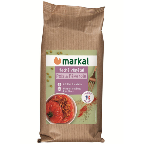 Visuel 1 du produit Haché végétal pois et feverole bio Markal - 175 g