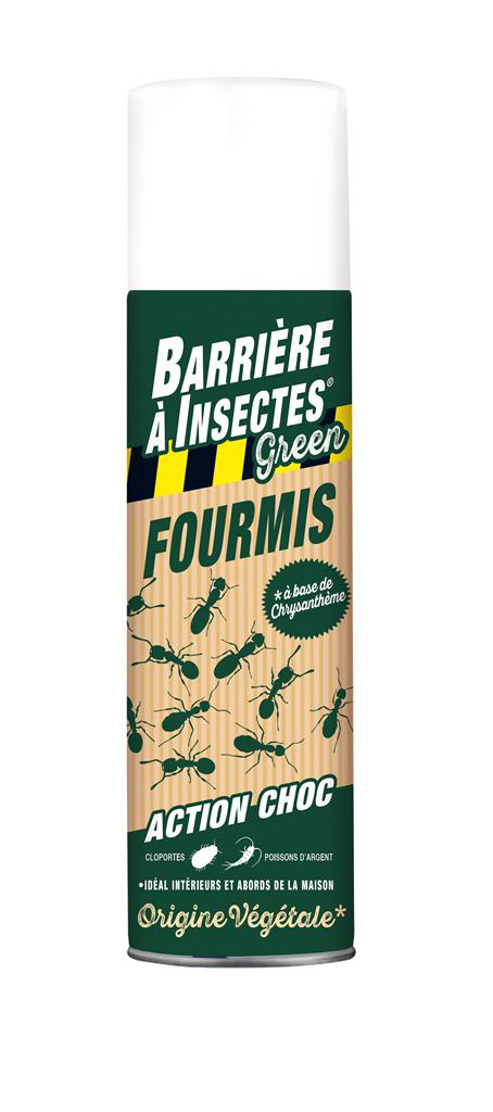 Visuel 1 du produit Aérosol anti-fourmis Action choc Barrière à insectes Green - 500 ml