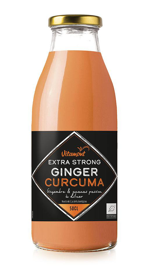 Visuel 1 du produit Boisson bio Extra Strong curcuma Vitamont – 50 cl