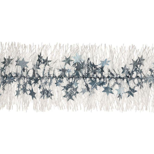 Visuel 1 du produit Guirlande scintillante à étoiles en plastique bleu - Ø 100 mm x 2 m