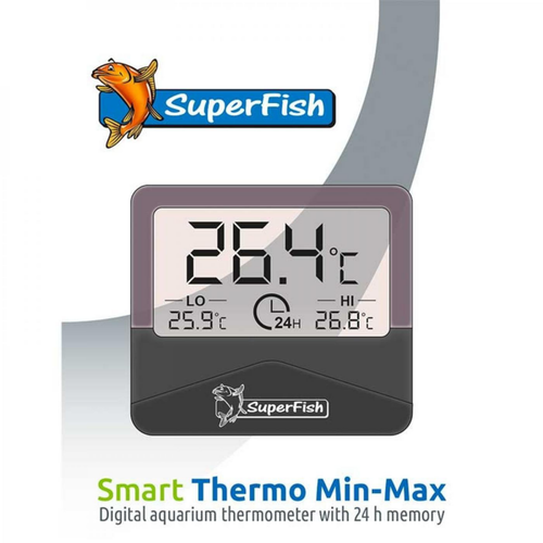 Visuel 2 du produit Thermomètre numérique min-max pour aquarium - SUPERFISH smart thermo