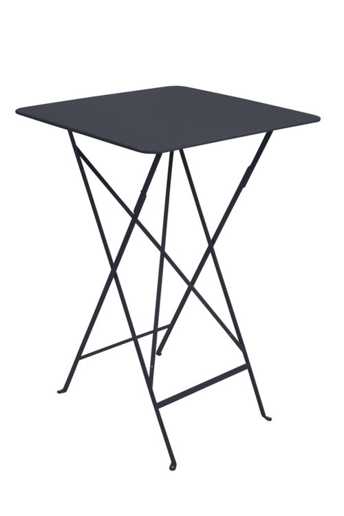 Visuel 1 du produit Mange debout Bistro coloris gris en acier Fermob - 71 x 71 x 105 cm