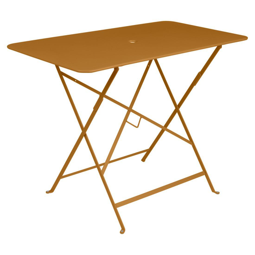 Visuel 1 du produit Table pliante Bistro coloris marron en acier Fermob - 97 x 57 x 74 cm