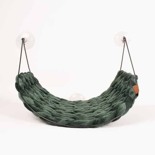 Visuel 2 du produit Lit fenêtre pour chat coloris vert Europet Sofia - 46 x 34 x 51 cm