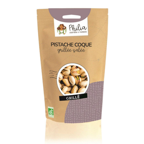 Visuel 1 du produit Pistaches coques grillées salées bio Philia - 200 g