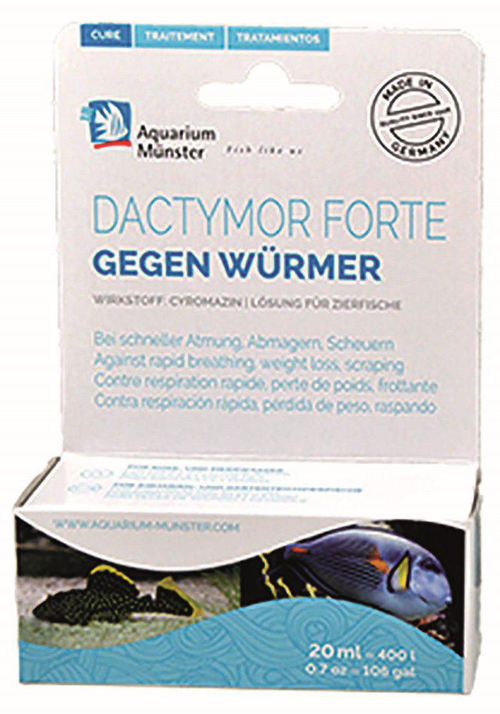 Visuel 1 du produit Médicament vermifuge pour aquarium Dewerse Dactymor Forte Vers - 20 ml