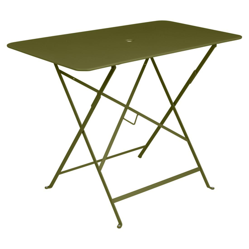 Visuel 1 du produit Table pliante Bistro coloris gris en acier Fermob - 97 x 57 x 74 cm