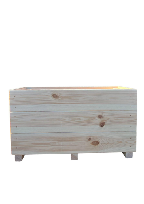 Visuel 1 du produit Bac en bois naturel non huilé - 70 x 34 x 40,5 cm