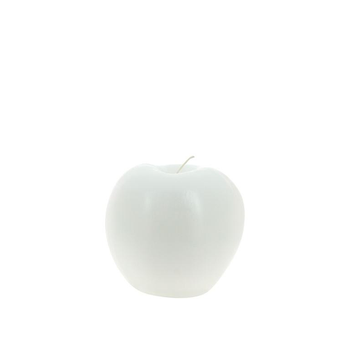 Visuel 1 du produit Bougie pomme blanche Ø8x7,5 cm