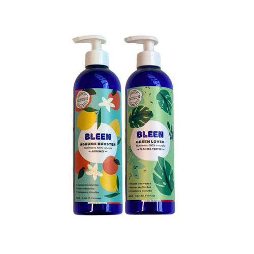 Visuel 1 du produit Duo engrais plantes vertes et agrumes liquide naturel Bleen - 2 x 450 mL