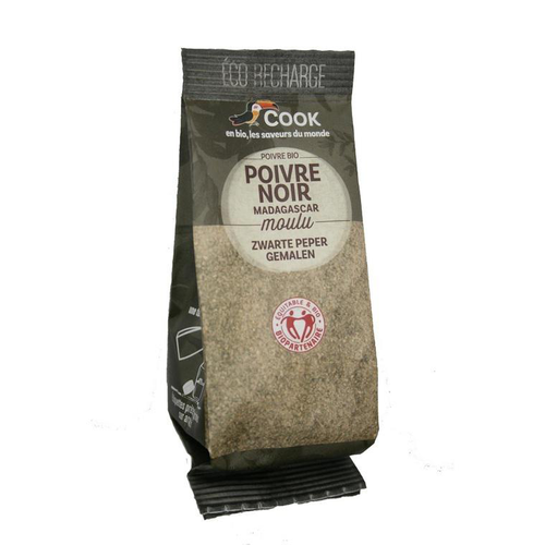 Visuel 1 du produit Poivre Noir poudre bio eco recharge 45g