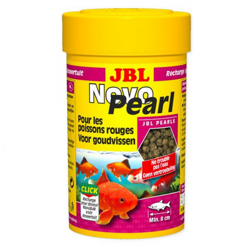 Visuel 1 du produit Nourriture spéciale poissons rouges - formulation unique JBL NovoPearl - contenance 250ml