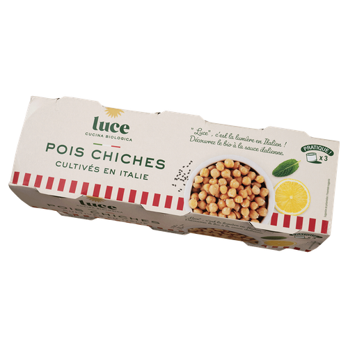 Visuel 6 du produit Pois chiche bio Luce - 3 x 200 g