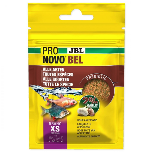 Visuel 1 du produit Nourriture granulée pour poissons, extra-small, JBL ProNovo Bel Grano XS - 18g/20ml