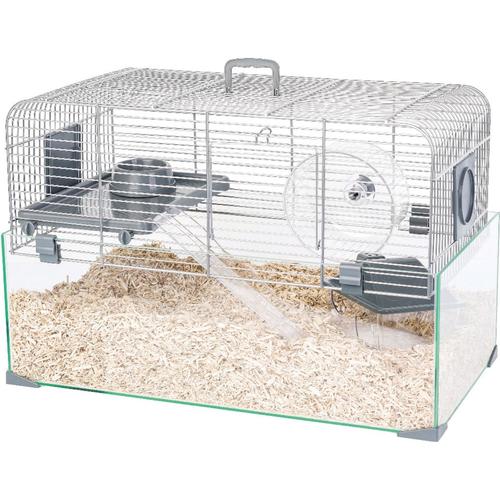 Visuel 1 du produit Cage pour rongeur coloris gris Zolux Panas Colour 50 – 52 x 29 x 35 cm