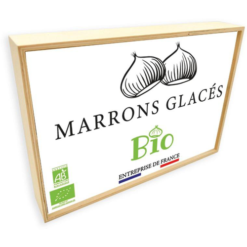 Visuel 1 du produit Coffret de 8 marrons glacés Bio - 130 g