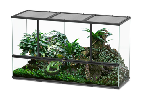 Visuel 1 du produit Terrarium coloris noir Terratlantis - 132 x 45 x 75 cm