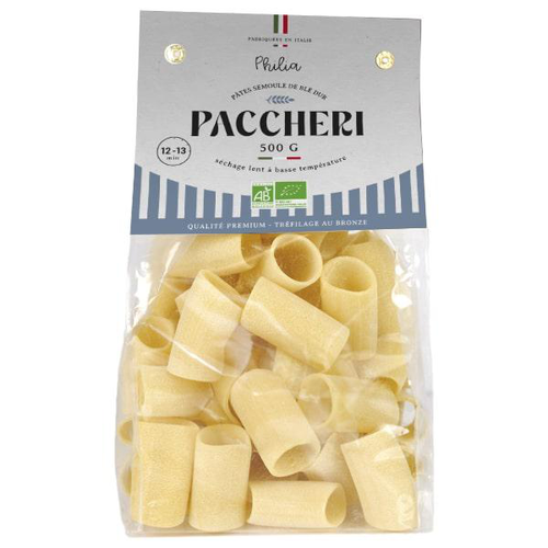 Visuel 1 du produit Pâtes Paccheri bio Philia - 500 g