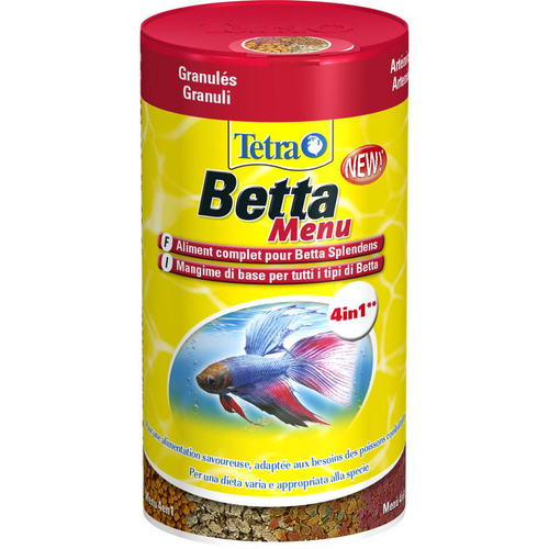 Visuel 1 du produit Nourriture pour bettas, multivariétés, TETRA Betta Menu - contenance de 100ml (38g)