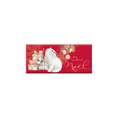 Visuel 1 du produit Mini tablette de chocolat de Noël Art Grafik « Doux Noël » avec chat - 30 g