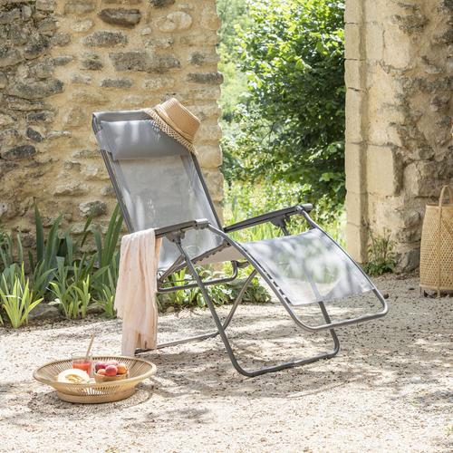 Visuel 4 du produit Fauteuil Relax R clip Colorblock Batyline® Terre tube Lafuma Mobilier - 68 x 88 x 115 cm