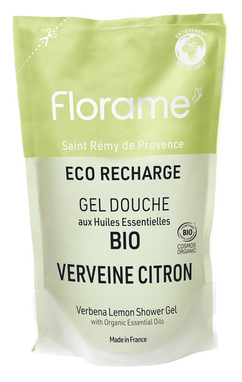 Visuel 1 du produit Recharge de gel douche verveine citron Florame - 700 ml