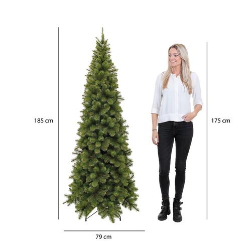 Visuel 4 du produit Sapin de Noël artificiel coloris vert Mulberry Slim - 185 cm
