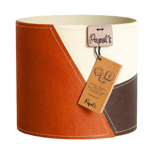 Visuel 1 du produit Cache-pot multicolore Papot's Vintage - Ø 15,5 x H 15 cm