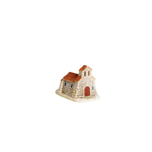 Visuel 1 du produit Décor de crèche de Noël église Carnoux Santons Escoffier - 11 x 6 x 7 cm