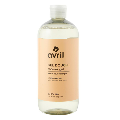 Visuel 1 du produit Gel douche Tendre fleur d'oranger à l'aloe vera Bio Avril - 500 ml