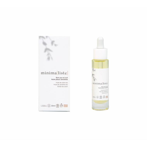 Visuel 1 du produit Huile visage peaux sensibles Minima[liste] - 30 ml