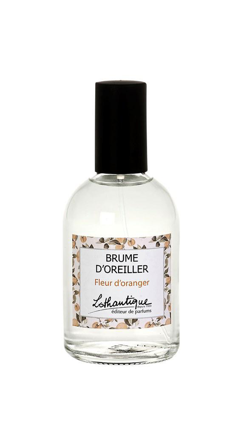 Visuel 1 du produit Brume d’oreiller en flacon spray en verre Lothantique Fleur d’oranger - 100 ml
