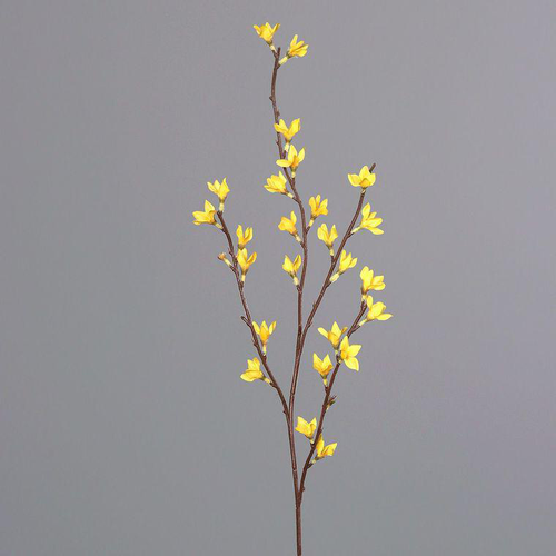 Visuel 1 du produit Branche de Forsythia artificielle jaune - 76 cm