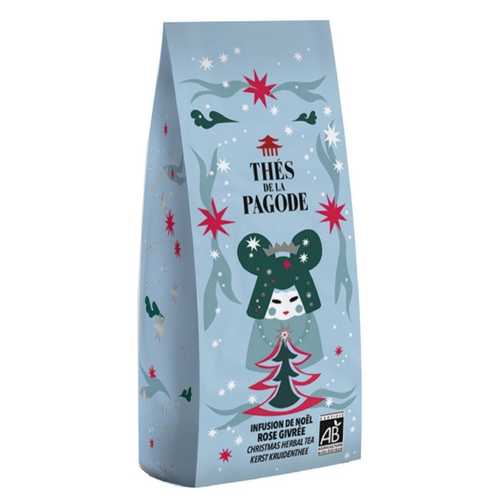 Visuel 1 du produit Coffret infusion de Noël à la rose givrée bio Thés de la Pagode - 50 g