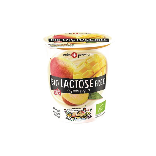 Visuel 1 du produit Yaourt de vache mangue sans lactose bio Biedermann – 200 g