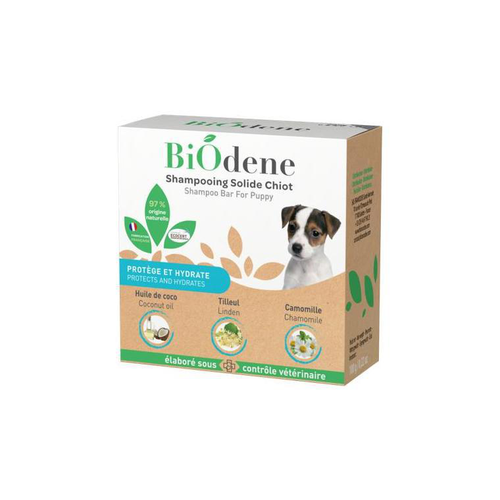Visuel 1 du produit Shampooing solide pour chiot Biodène - 100 g