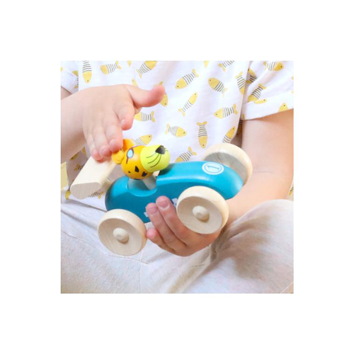 Visuel 1 du produit Voiture de course Les Zamis Bois en bois - dès 3 ans